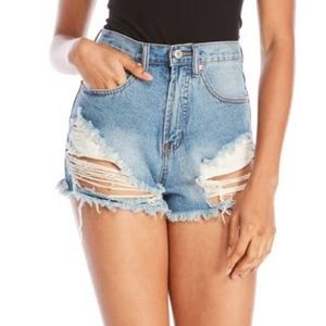Signature8 High Waisted Denim Shorts